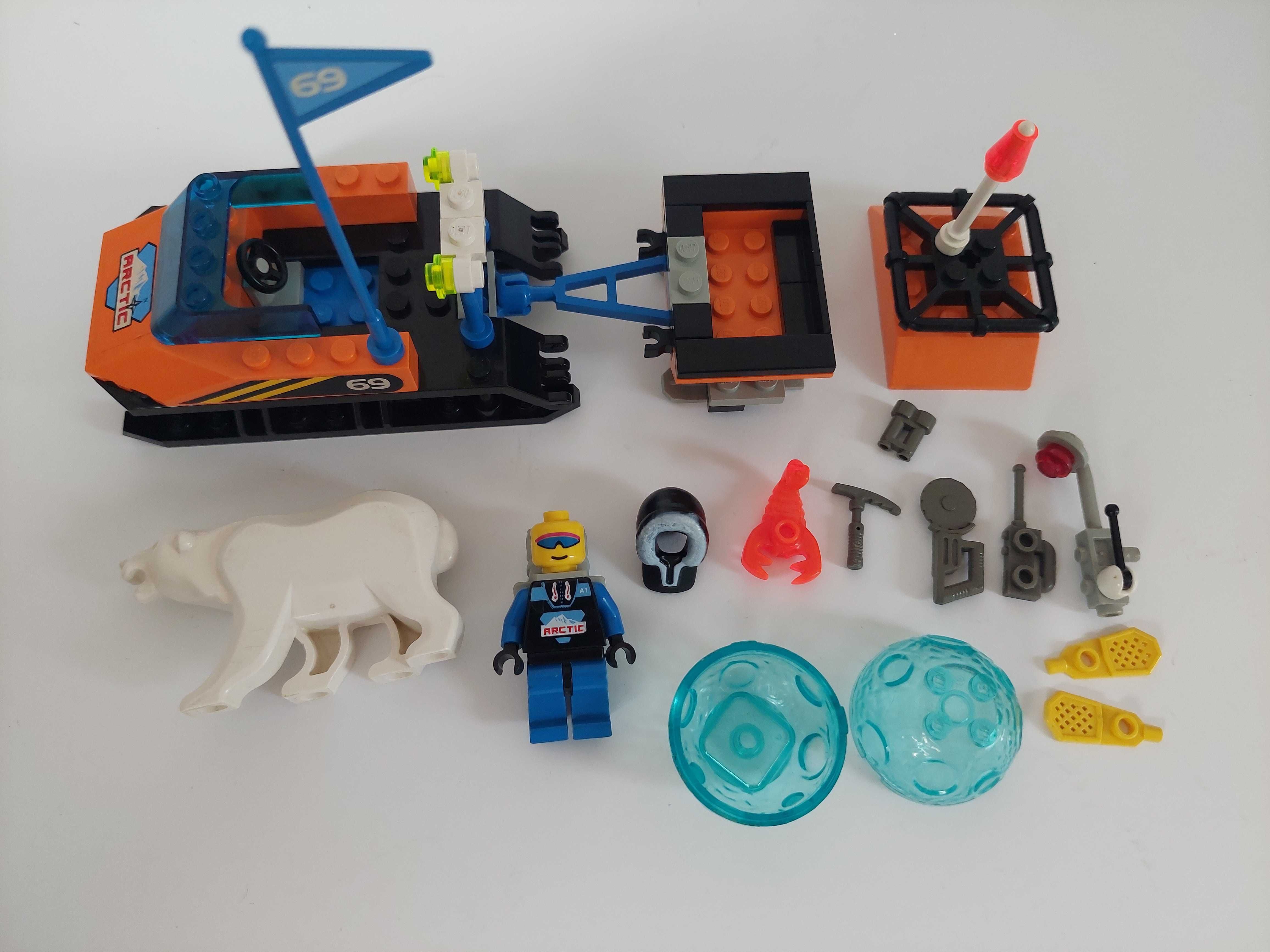 Lego Arctic 6586 Polar Scout z niedźwiedziem - 2000 r. komplet