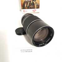 Obiektyw  AUTO Chinon  1:3,5 200 mm Lens made in Japan mocowanie M42