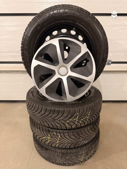Koła zimowe „15” 4x100 175/65/15 z czujnikami ciśnienia
