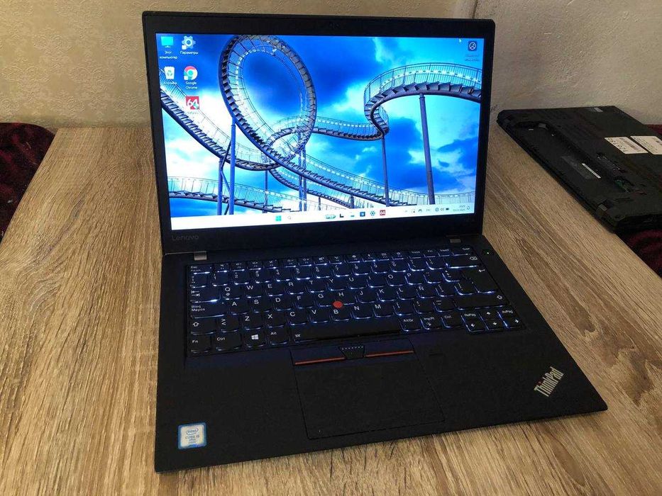 Ноутбук Lenovo ThinkPad T470s, i5 6300U, 8GB RAM, SSD 256GB, Full HD,