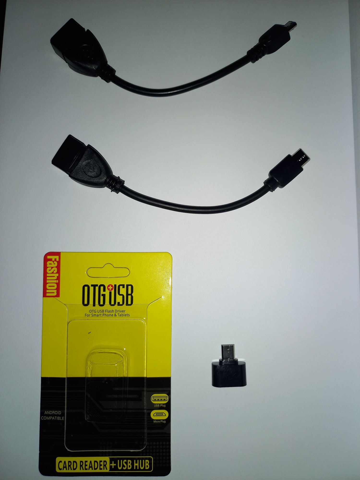 Перехідник флешки на телефон, з роз'ємом Micro USB, Type-C, OTG, ОТГ