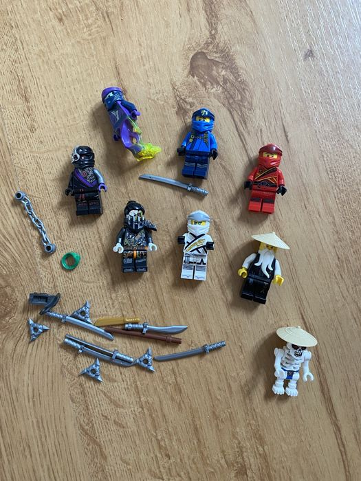 Figurki Lego Ninjago Mistrz Wu, Cole i inne Gratis