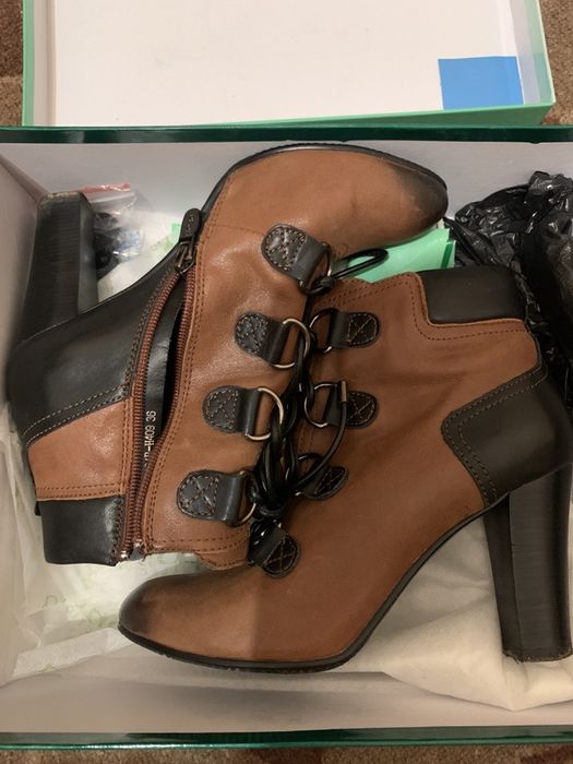 Кожанные ботинки туфли Кожані Туфлі Ботінки