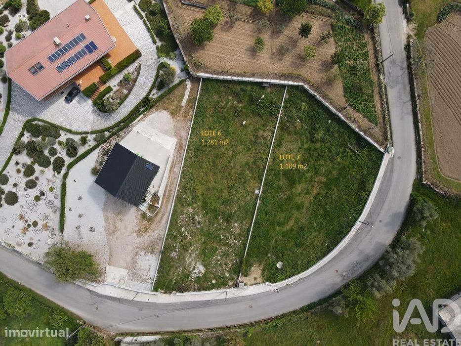 Terreno para construção em Bornes de Aguiar de 1281,00 m2