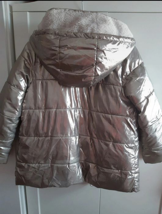 Zara r116 kurtka zimowa dla dziewczynki