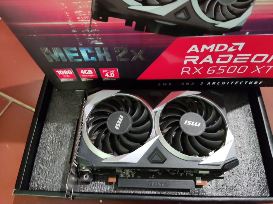 Placa gráfica MSI RX 6500 XT