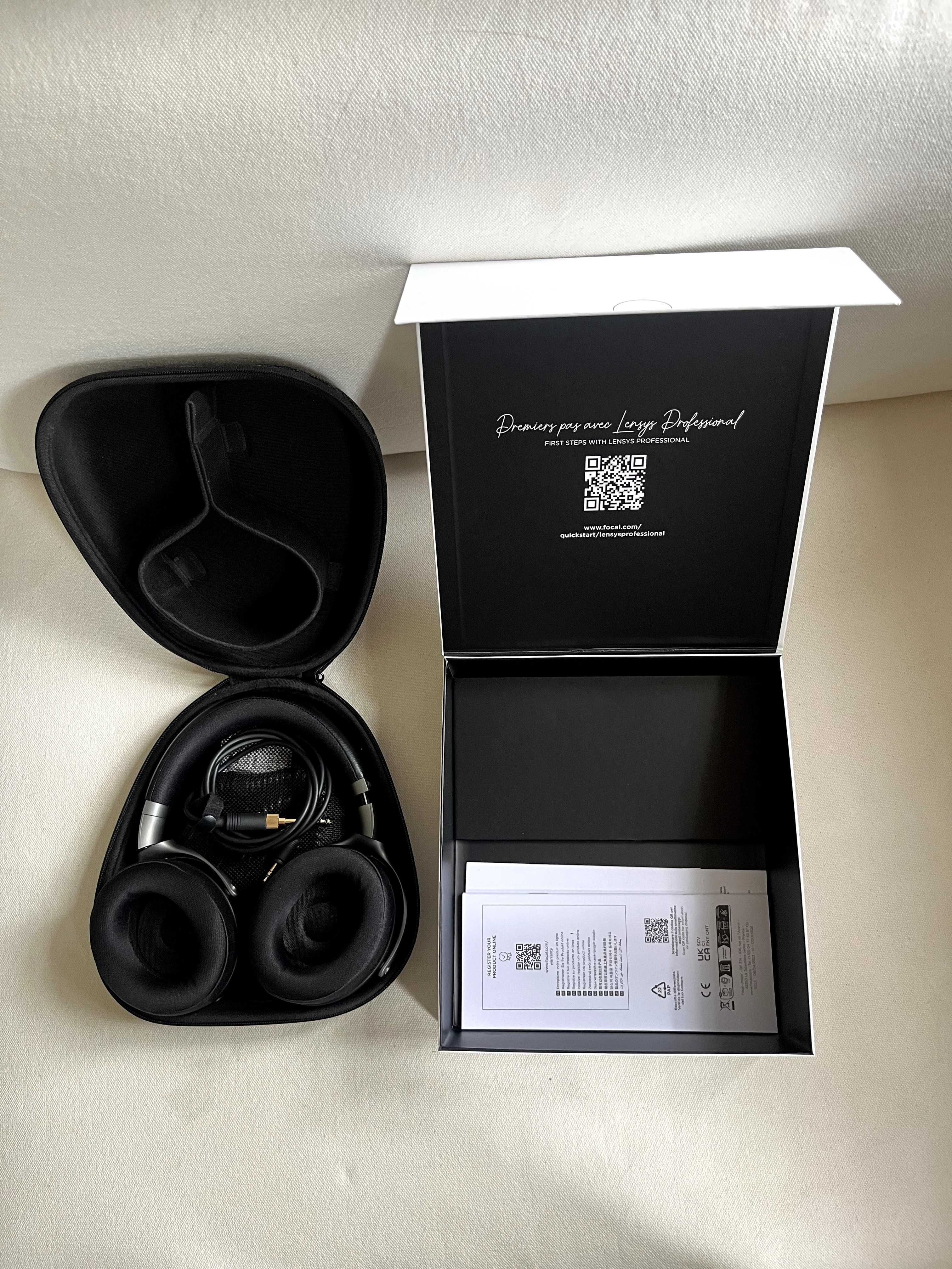 Focal Lensys Professional Słuchawki Zamknięte NOWE GWARANCJA Przewodow