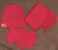 Шапка, шарф и перчатки Life:)