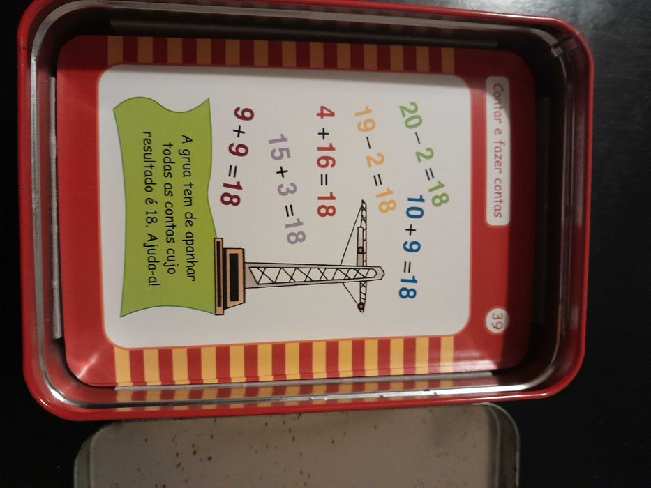 Jogo Matemática, 4 ou + anos