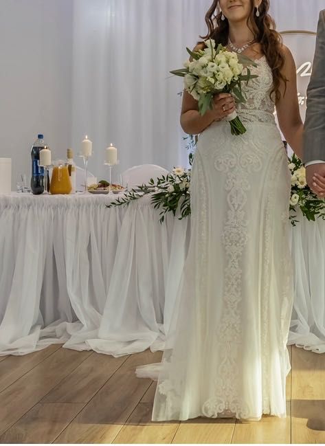 Suknia ślubna syrenka