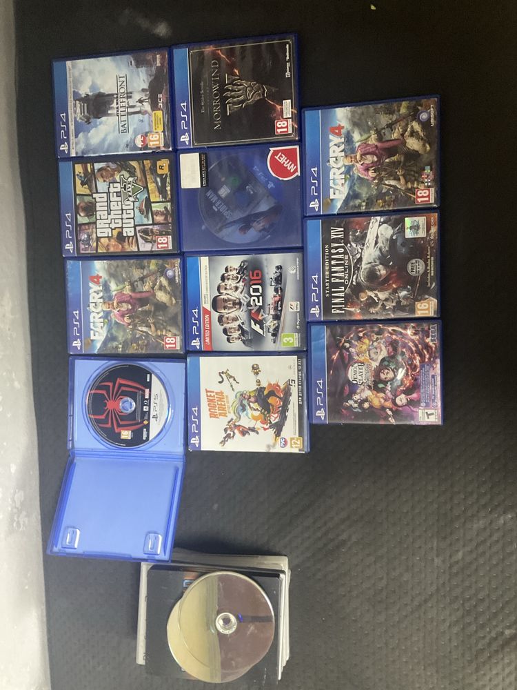 Колекція дисків 30 штук ps 5 ps 4 ps 3