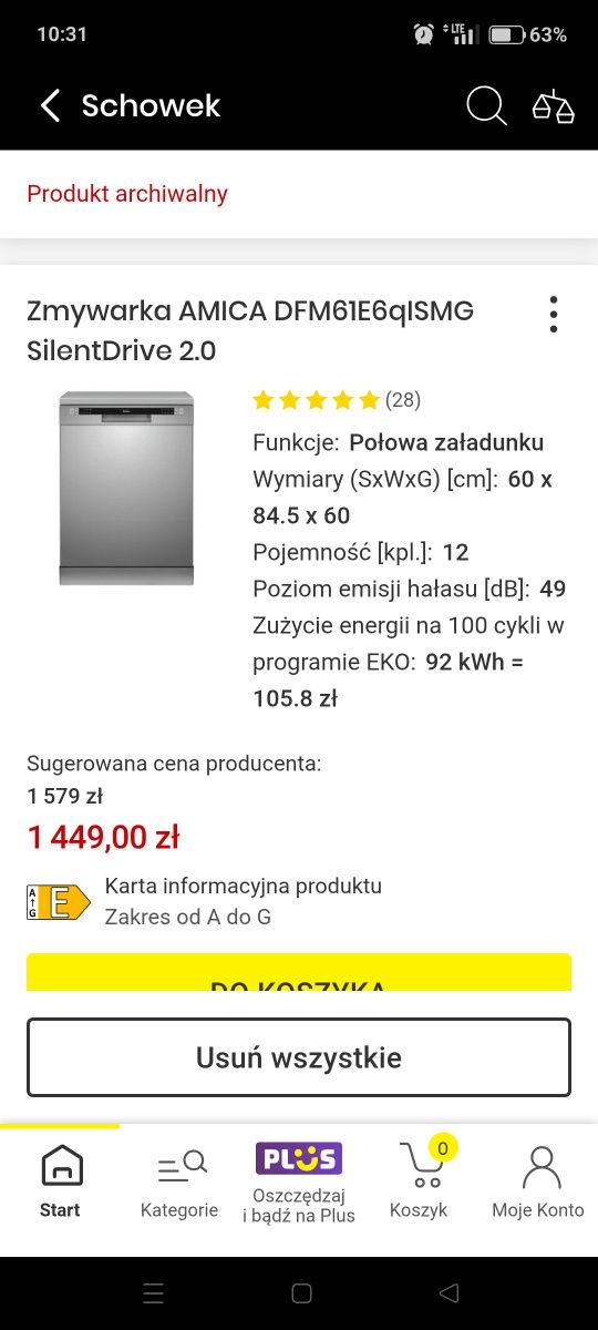 Sprzedam AGD Amica