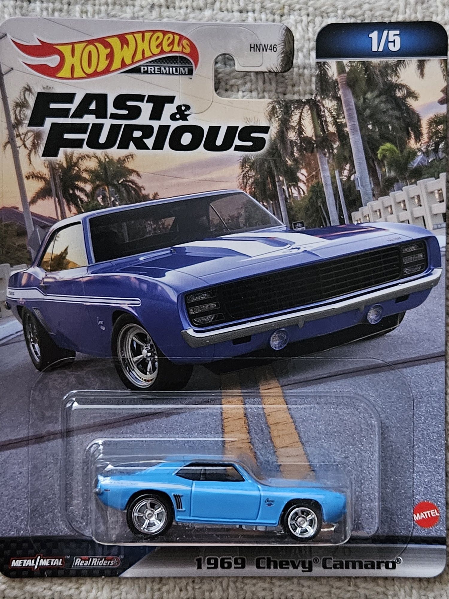 Hot Wheels Premium - 1969 Chevy Camaro - Fast & Furious