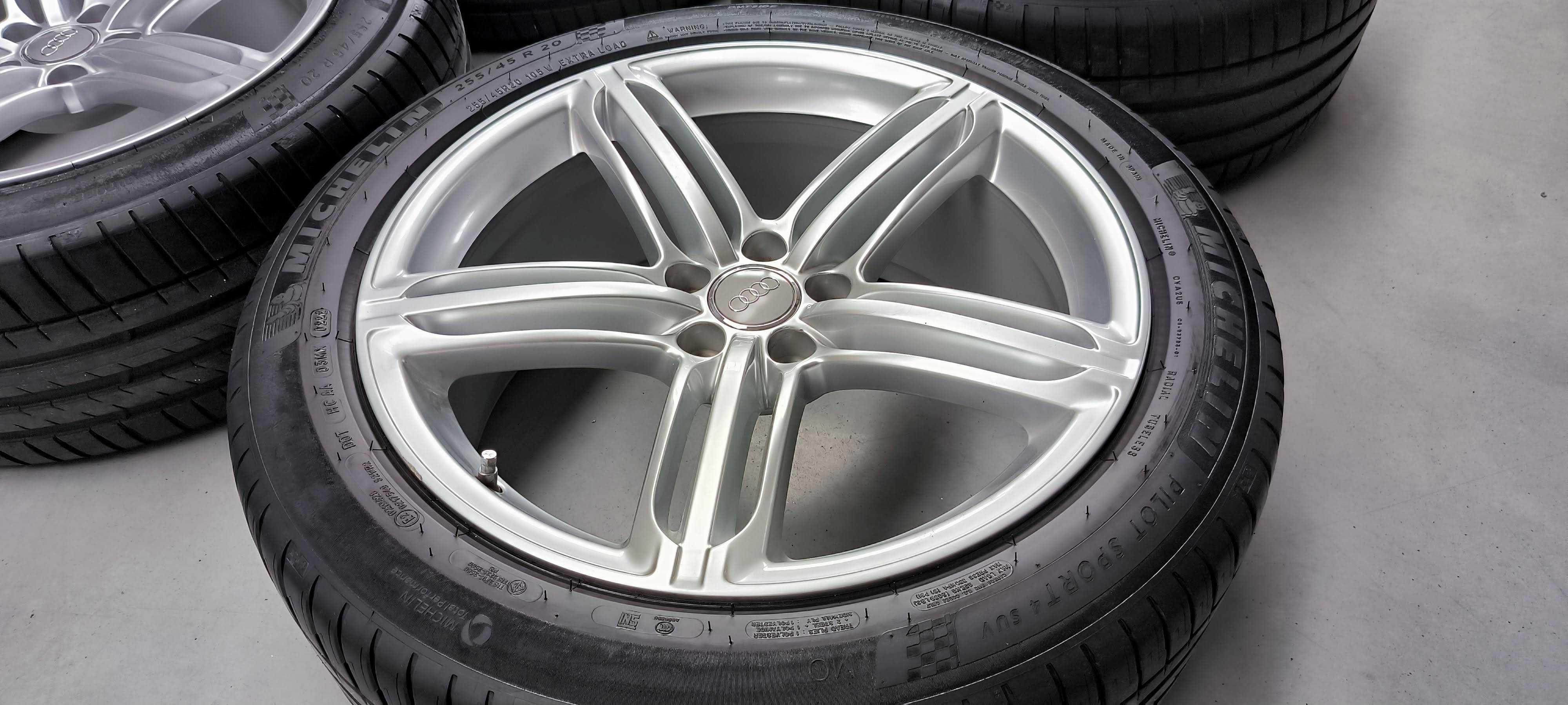 FELGI z oponami AUDI Q5 255/45 R20 ET33 MICHELIN PILOT SPORT lato