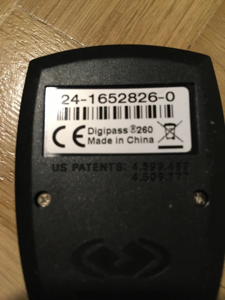 token Vasco digipass 260