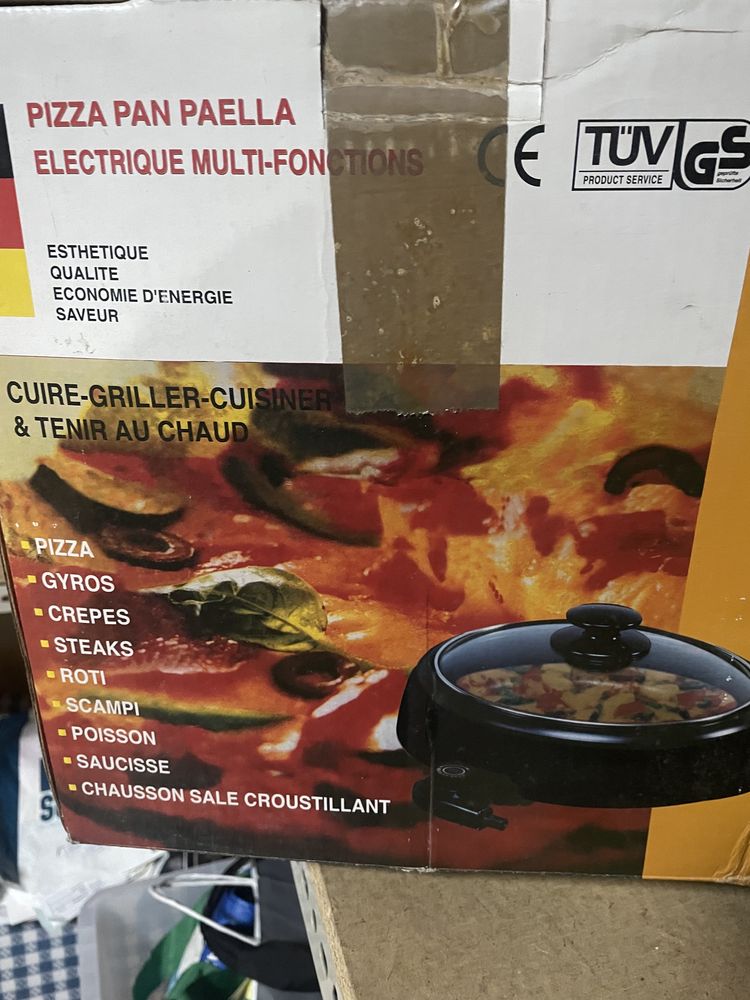 Grelhador pizza  pan paella