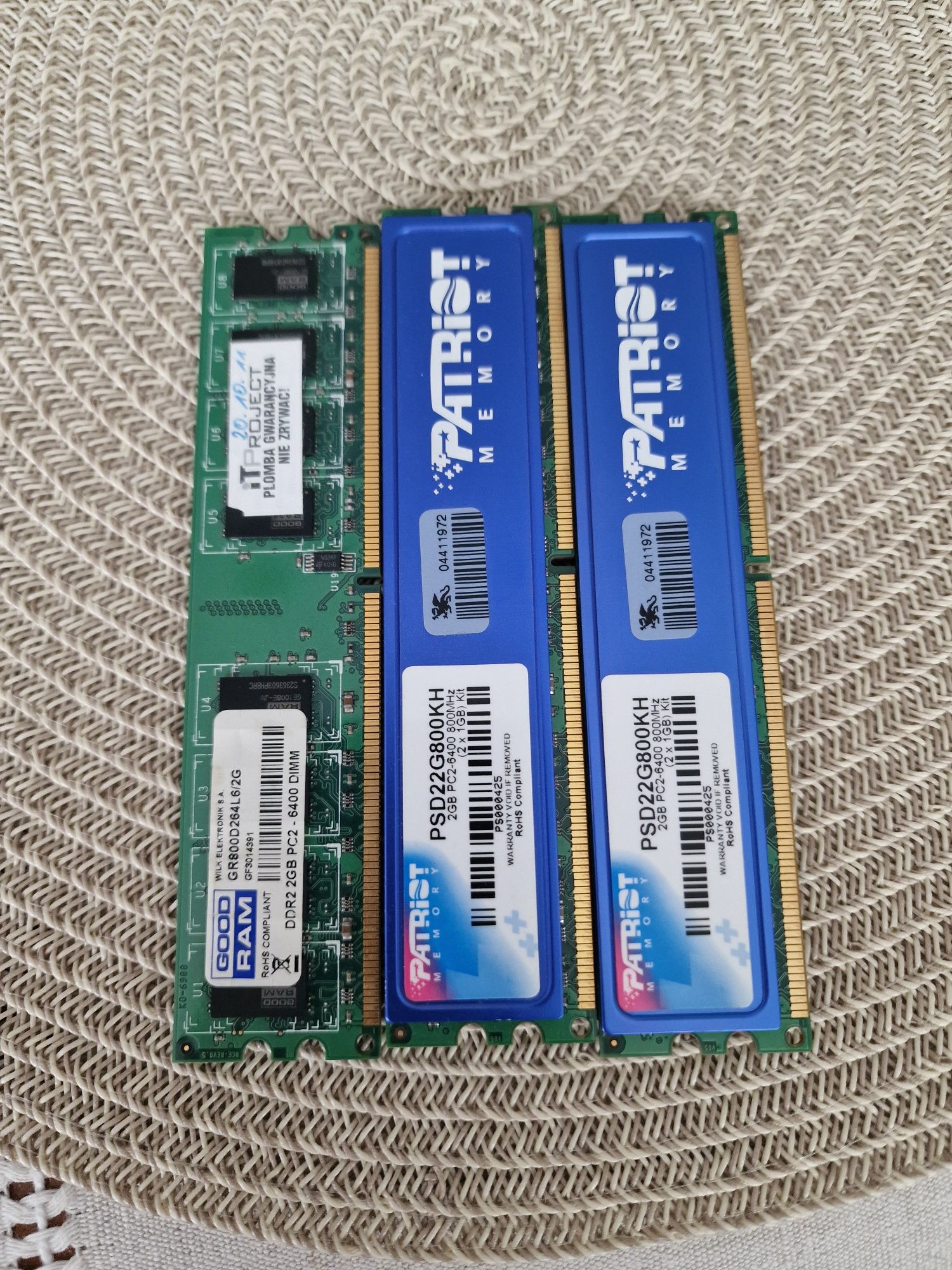Patriot Goodram kości ram ddr3
