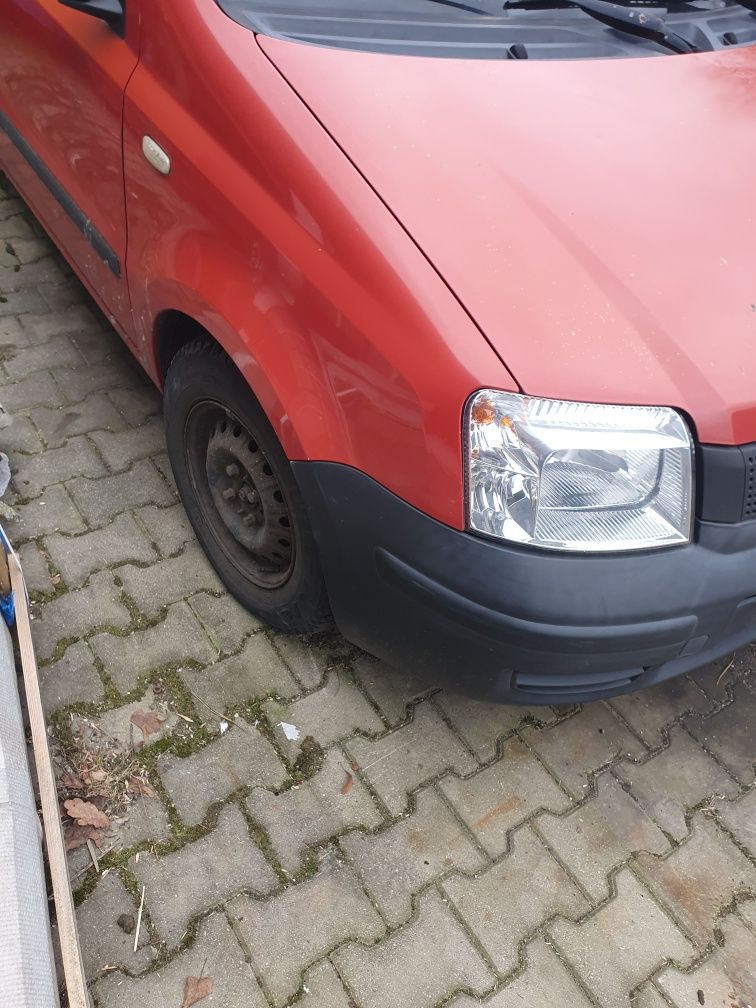 Fiat panda maska zderzak lampy błotniki chlodnica pas 1.1 1.2 05r