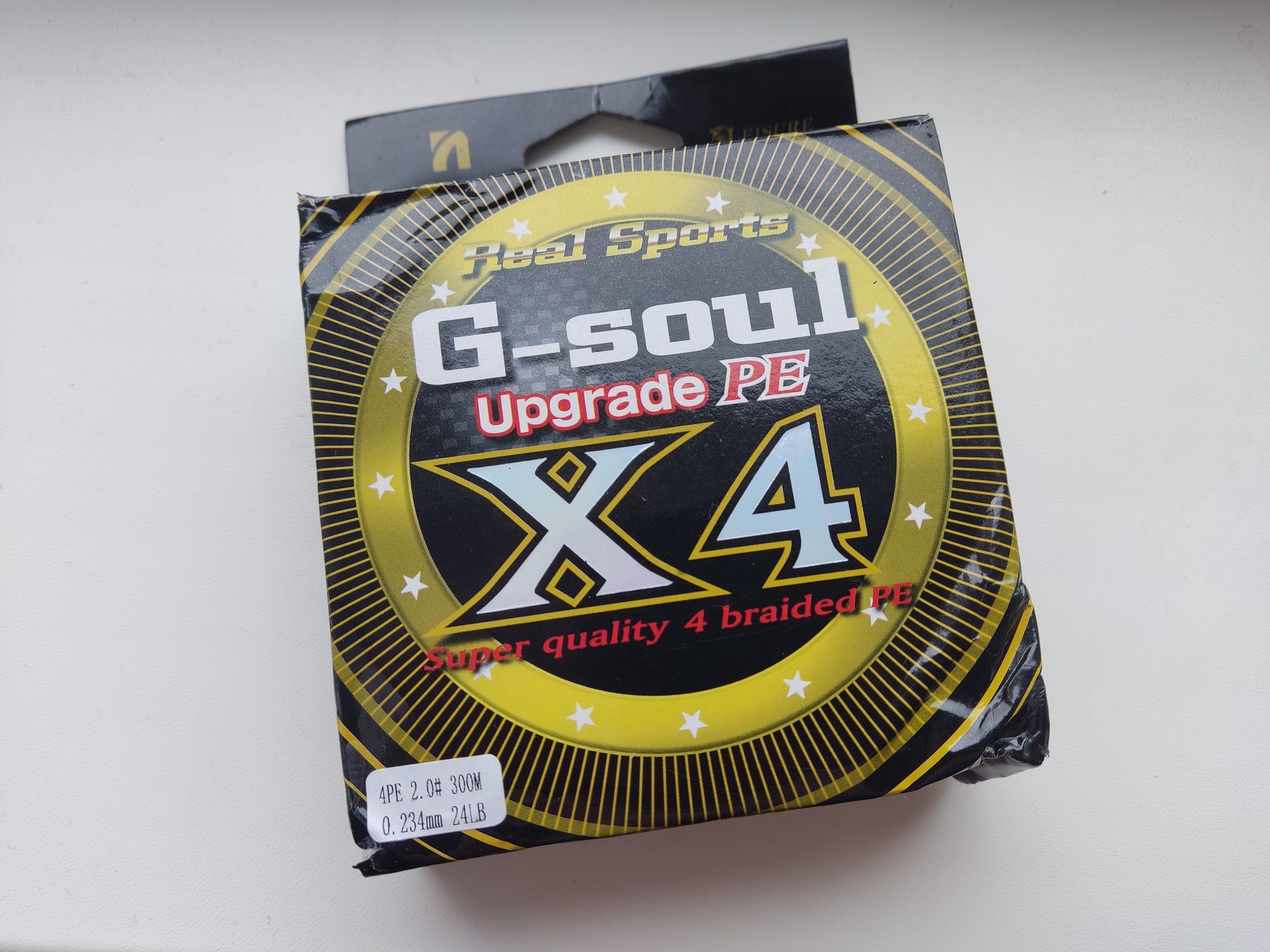Шнур G-Soul Upgrade PE X4 210метрів #2.0, 0.234mm 24lb
