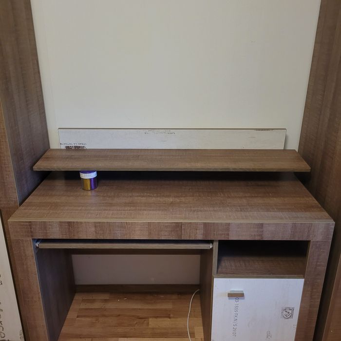 Biurko młodzieżowe + półka | solidne, stan bardzo dobry