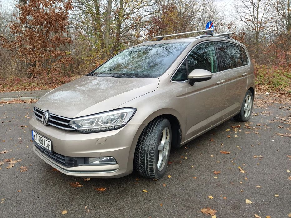 Volkswagen Touran VOLKSWAGEN TOURAN HIGHLINE 1.4 TSI 150KM brązowy Nutshell wersja 7 os.