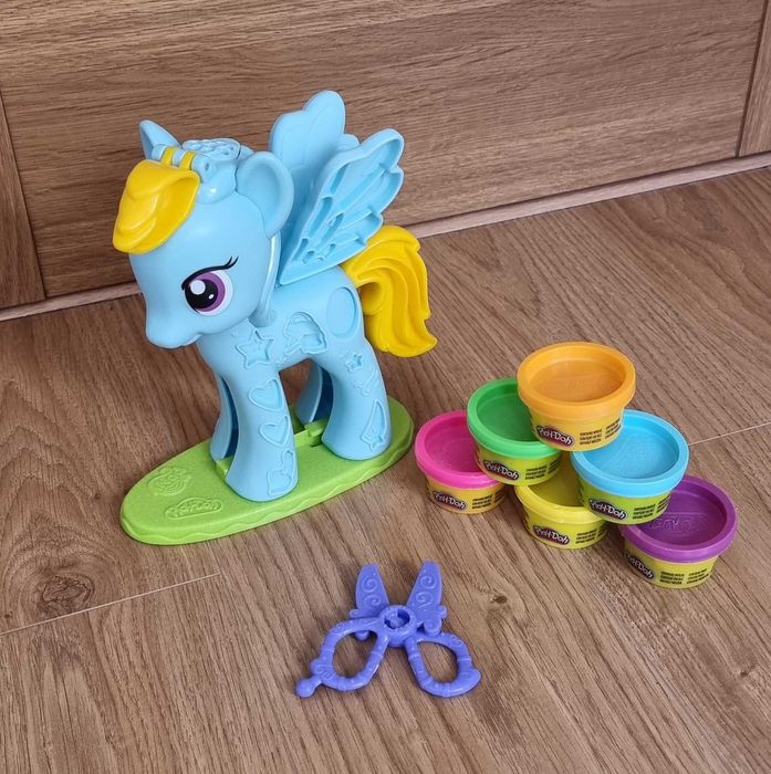 Rainbow Dash Play Doh z ciastoliną My Little Pony kompletny zestaw