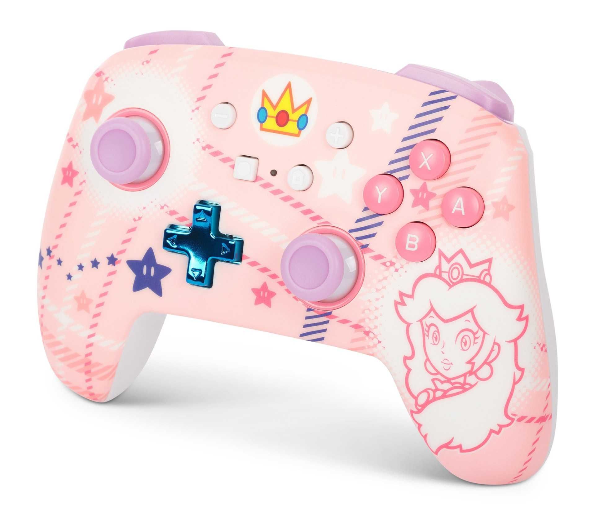 PowerA Pad bezprzewodowy do Nintendo SWITCH Princess Peach Plaid