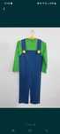 Strój przebranie Luigi Super Mario rozmiar 128 - 134 cm. B114