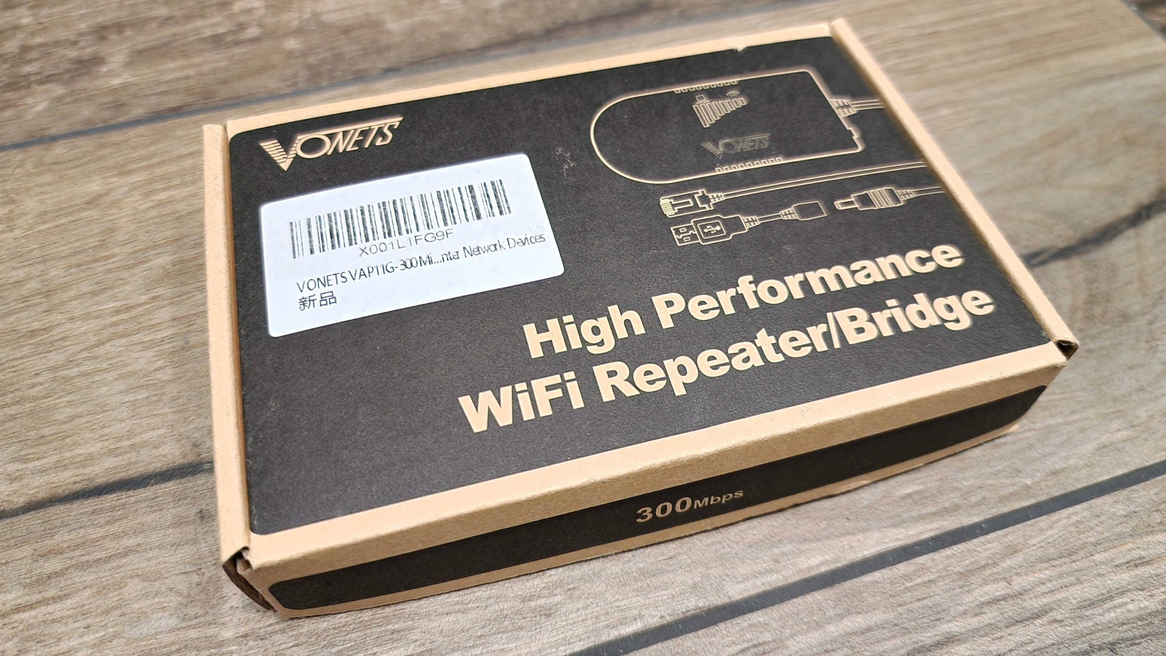 Vonets VAP11G-300 Wzmacniacz WiFi Repeater 300 Mb/s USB RJ45