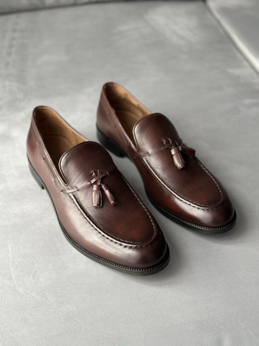 Лофери чоловічі шкіряні, розмір 40,46