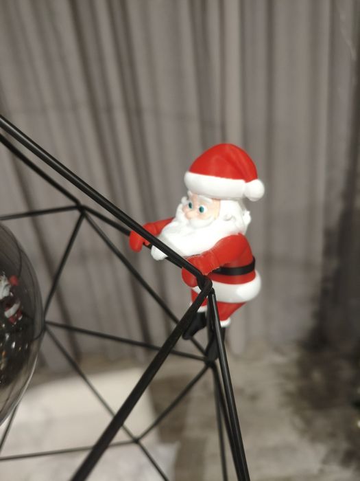 Mikołaj ozdoba wspinający się święta
