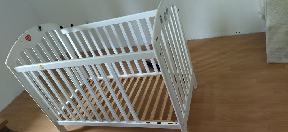 Łóżeczko dziecięce 120x60 białe