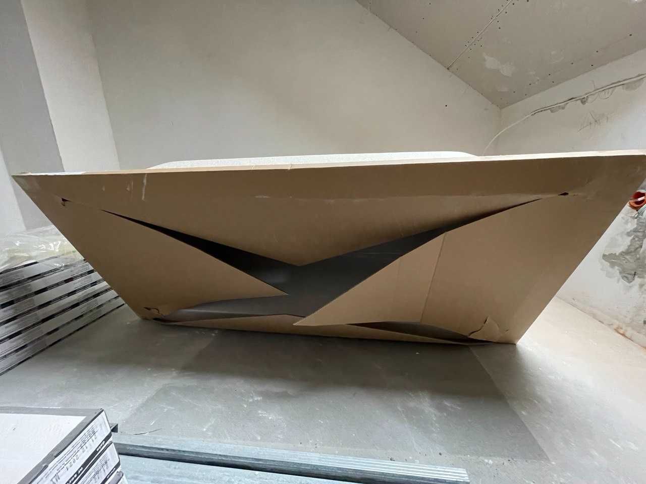 Oltens Selfoss wanna prostokątna 180x80 cm akrylowa biały połysk