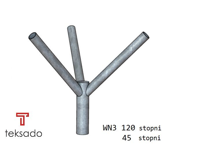 Wysięgnik nasadzany na słup  WN-3