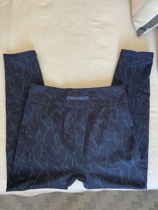 Leggins cintura regular bloom - navy blue