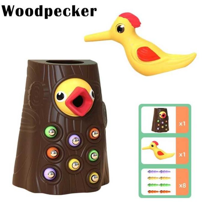 Монтессорі динозаврики сортер сортувальник, іграшка “Дятел і дерево”