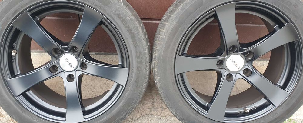 Alufelgi Dezent 17 5x120 8J ET 18 czarne BMW E60 E61 E39 Opel
