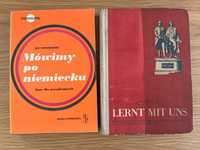 Nauka j. niemieckiego, 2 książki - Lernt mit uns + Mówimy po niemiecku