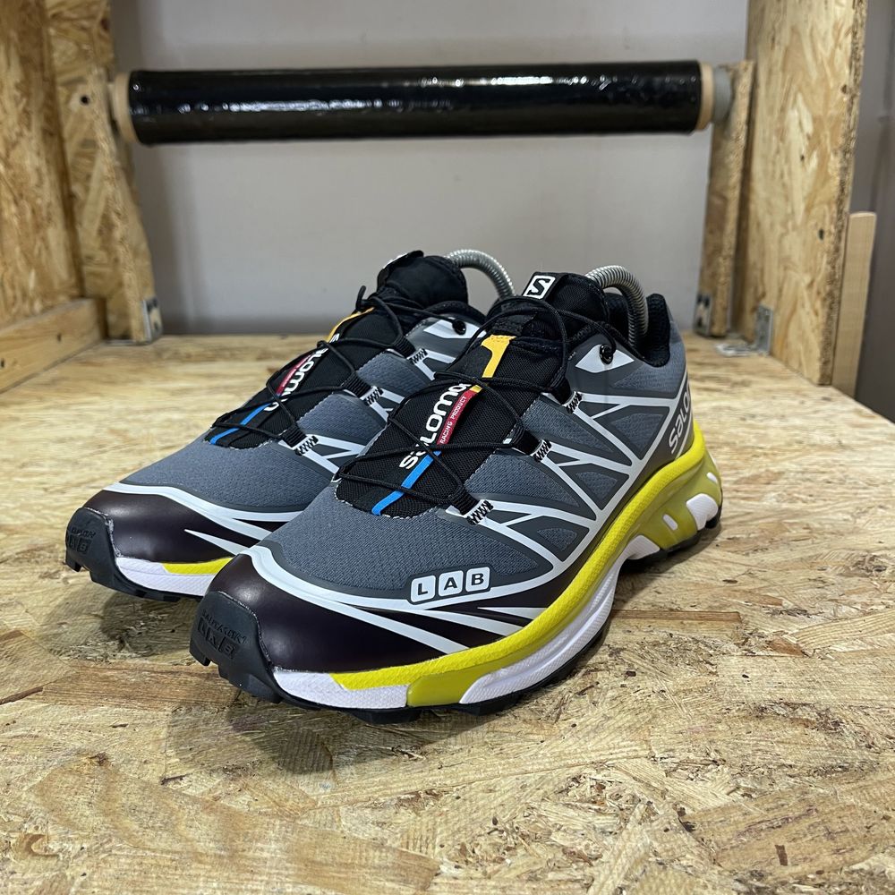 Чоловічі кросівки Salomon XT-6 Grey Yellow