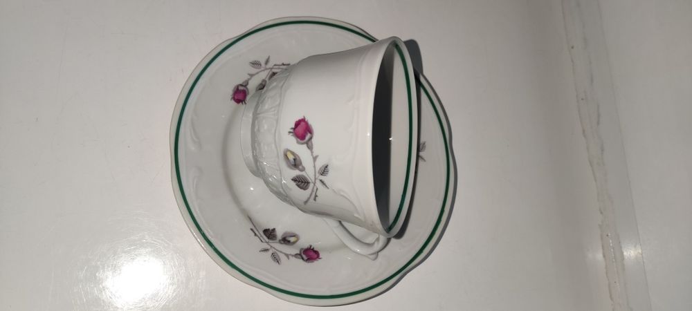 PRL duża filiżanka Carry Włocławek i inne