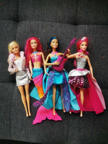 Lalki Barbie 4sztuki