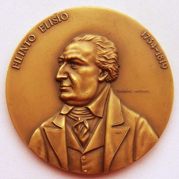 Medalha de Bronze Literatura Poeta Filinto Elísio por CABRAL ANTUNES