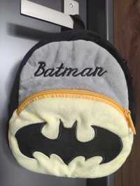 Plecak dziecięcy Batman welurowy, mały