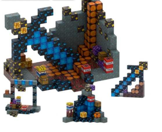 Конструктор дитячий магнітний Minecraft "Шахтарський меч" з 320 блоків