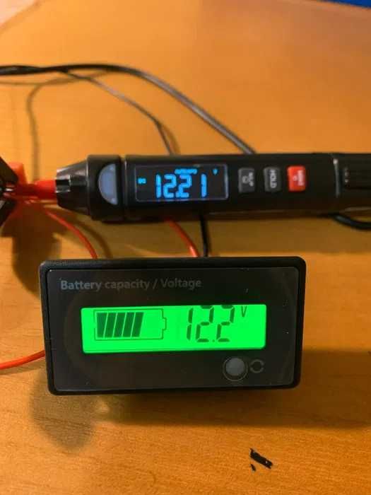 Индикатор заряда аккумулятора Індикатор заряду 7-63v Вольтметр