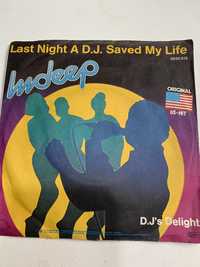 Singiel winyl Indeep Last night the dj saved my life