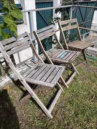 Cadeiras de madeira jardim