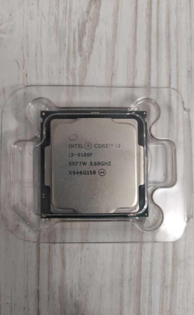 Процесор i3-9100f 3.6GHz/8GT/s/6MB + боксовий кулер (за необхідності)