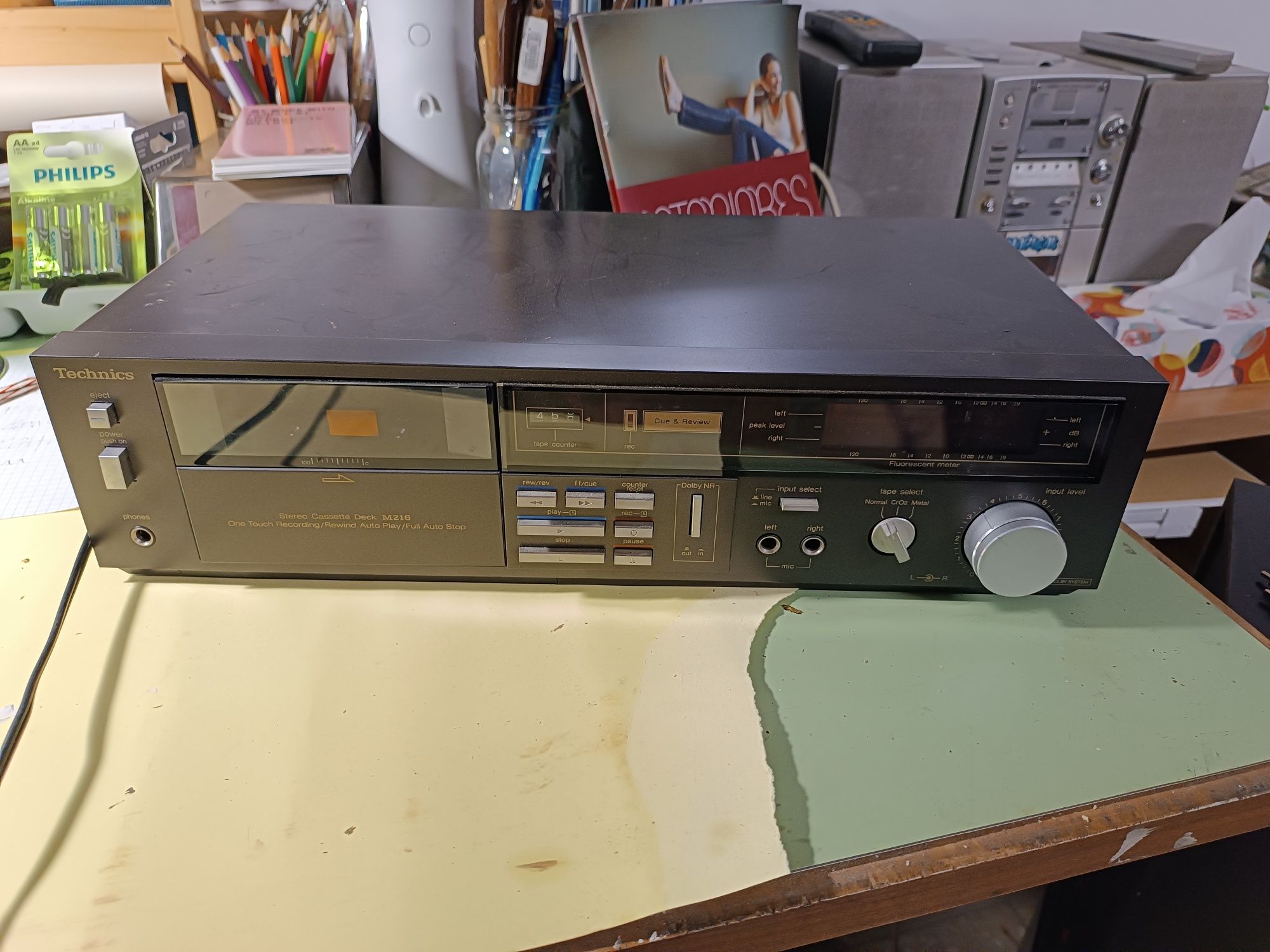 Technics leitor de cassetes