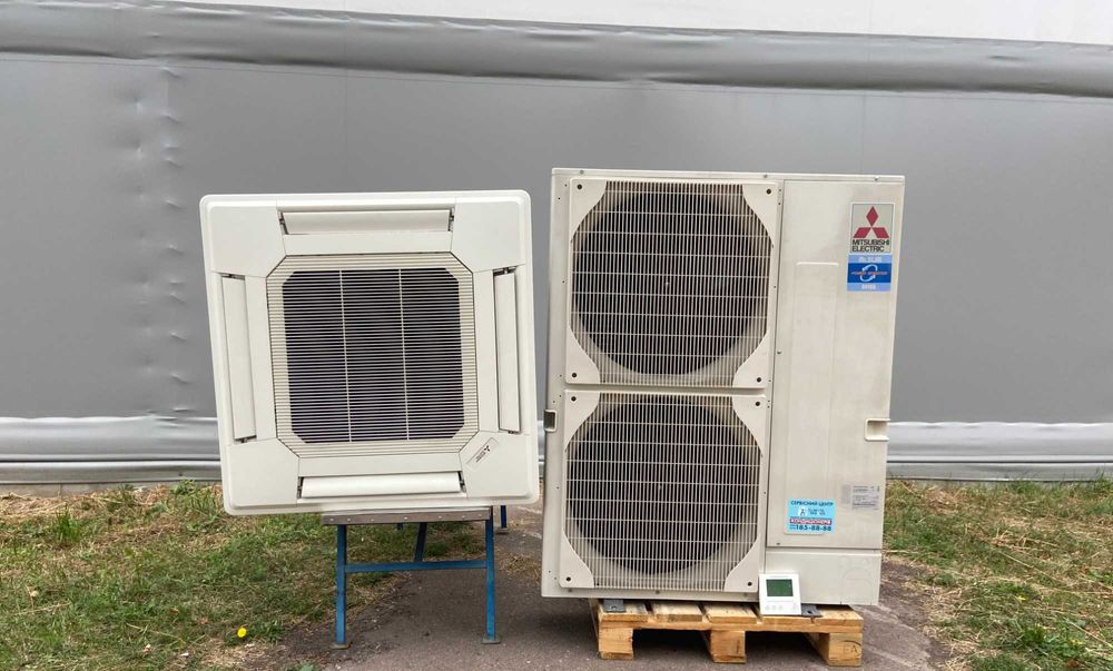 Кондиционер кассетный инверторный Mitsubishi 100 (до 100м2) гарантия